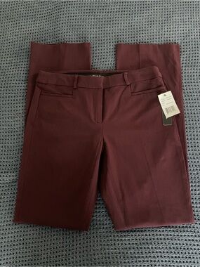 Violets & Roses | Women's Burgundy Straight Leg Dress Pants | Work Pants | NWT